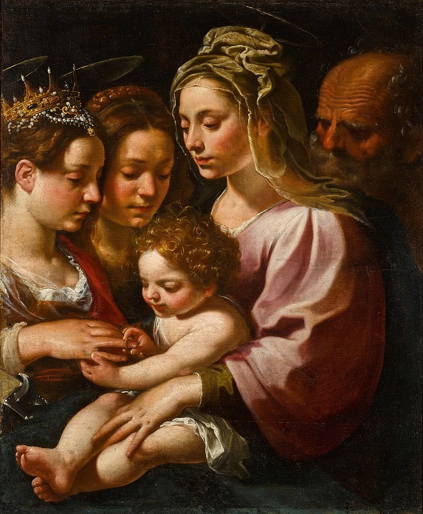 Il matrimonio mistico di Santa Caterina